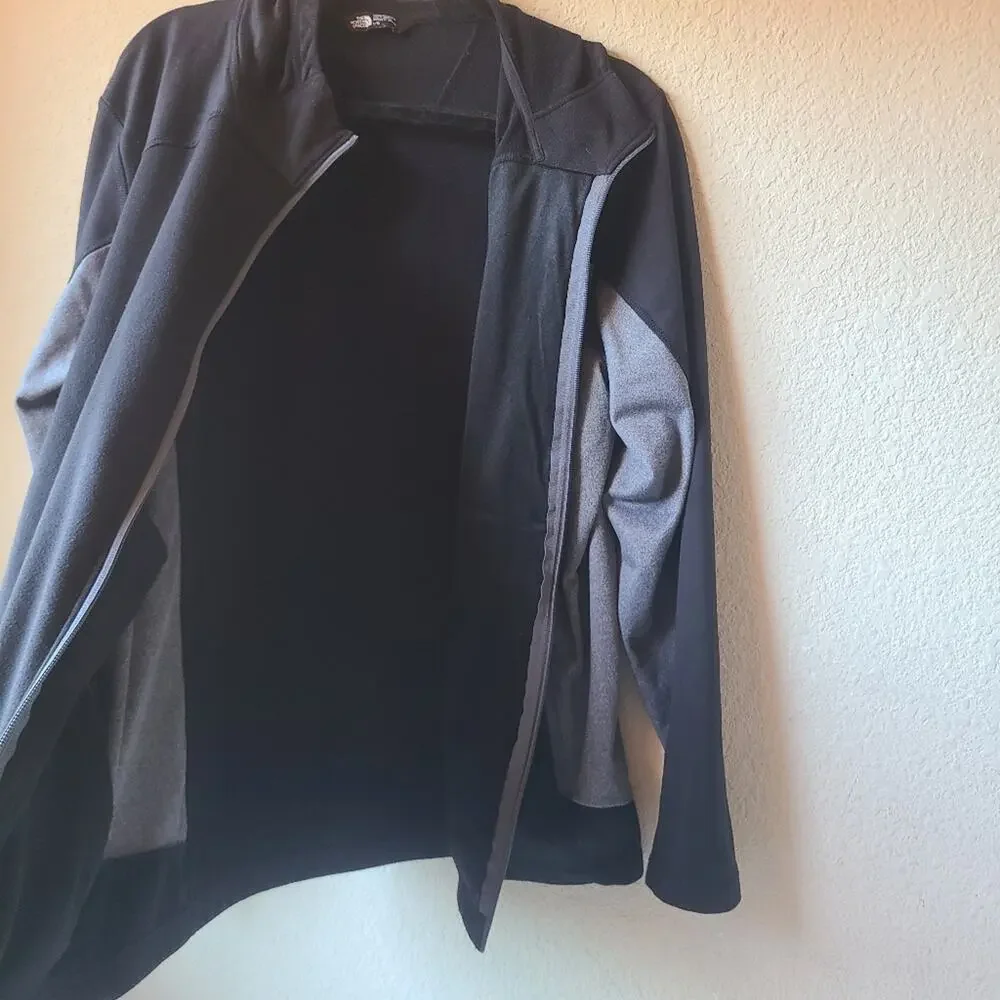The North Face Men's Black and Gray Jacket Size L